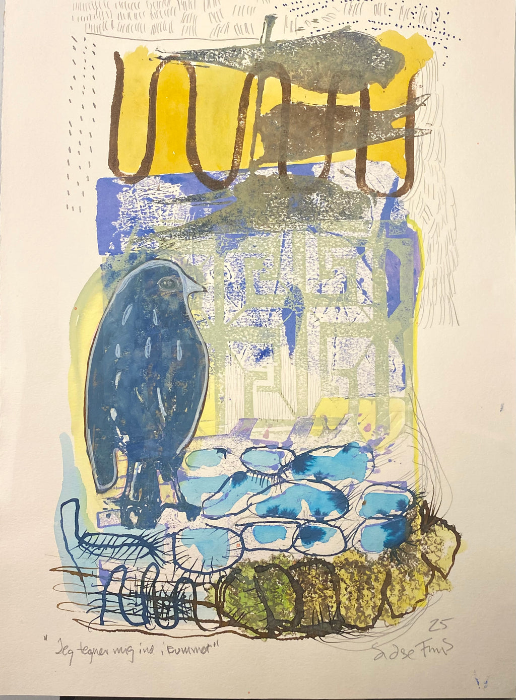 Jeg tegner mig ind i rummet